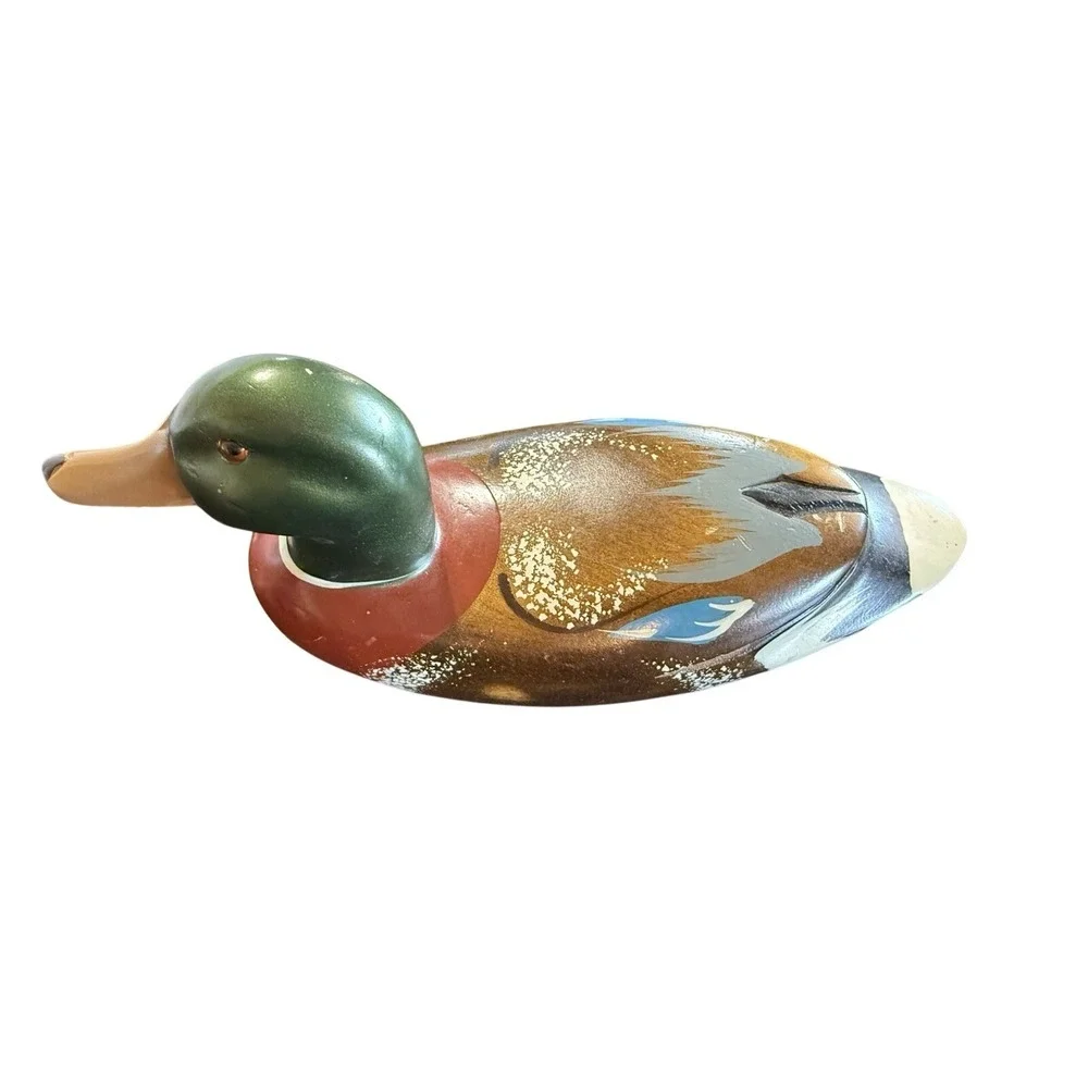 Vintage‎ Wooden Duck 4